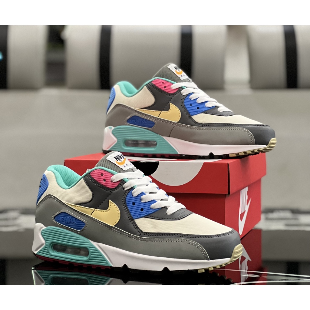 Giày Thể Thao Airmax 90 Cặp Nam Nữ Chính Hãng Full Box ( Free ship + tặng Kèm Vớ)