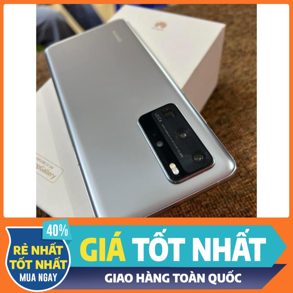 Điện thoại Huawei P40 pro bản chính hãng 256gb màu xám fullbox. Máy đẹp 99%. Bảo hành 12 tháng.