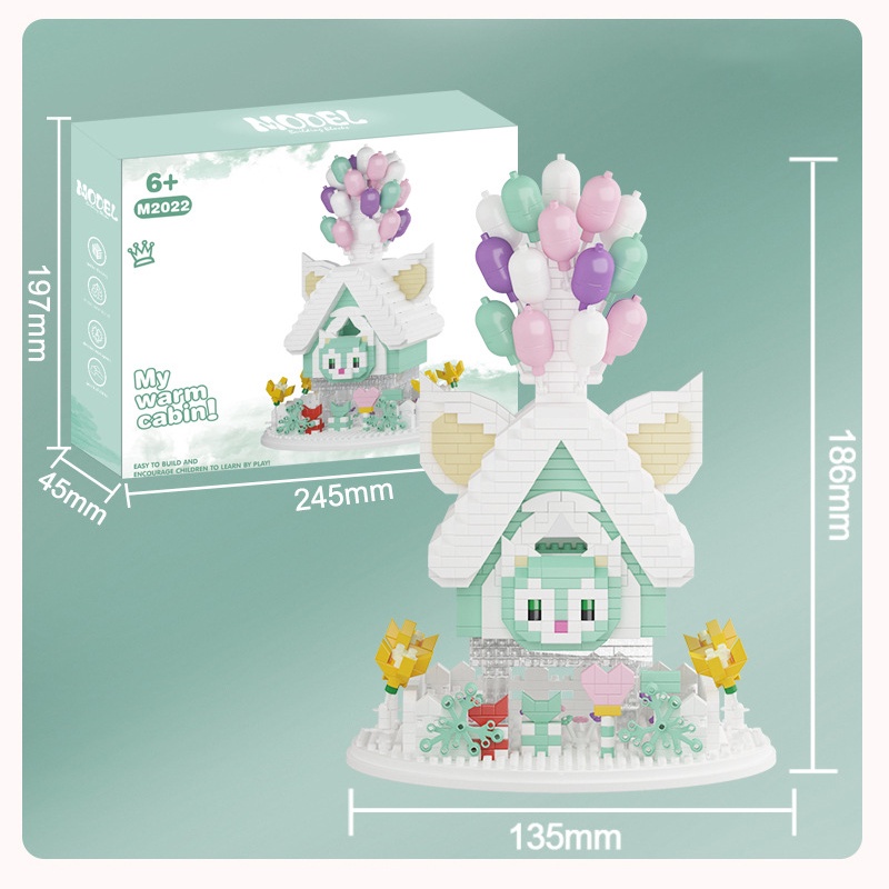 Bộ Đồ Chơi Lắp Ráp M2020 Hình Trái Dâu Tây / Chú Gấu Dễ Thương Cho Bé