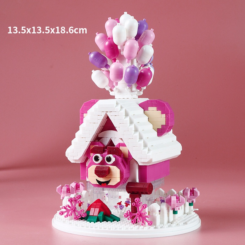 Bộ Đồ Chơi Lắp Ráp M2020 Hình Trái Dâu Tây / Chú Gấu Dễ Thương Cho Bé