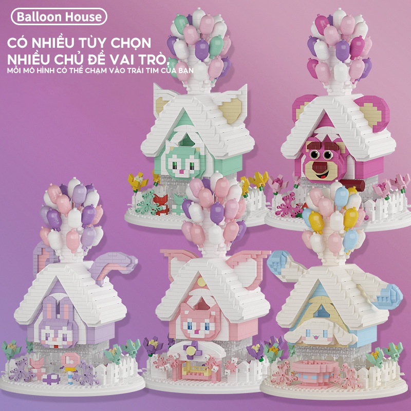 Bộ Đồ Chơi Lắp Ráp M2020 Hình Trái Dâu Tây / Chú Gấu Dễ Thương Cho Bé