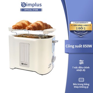Máy nướng bánh mì Simplus 750W chiếc máy làm đồ ăn sáng đa năng áp suất nhỏ tự động- Bảo Hành 1 Năm 1 Đổi 1