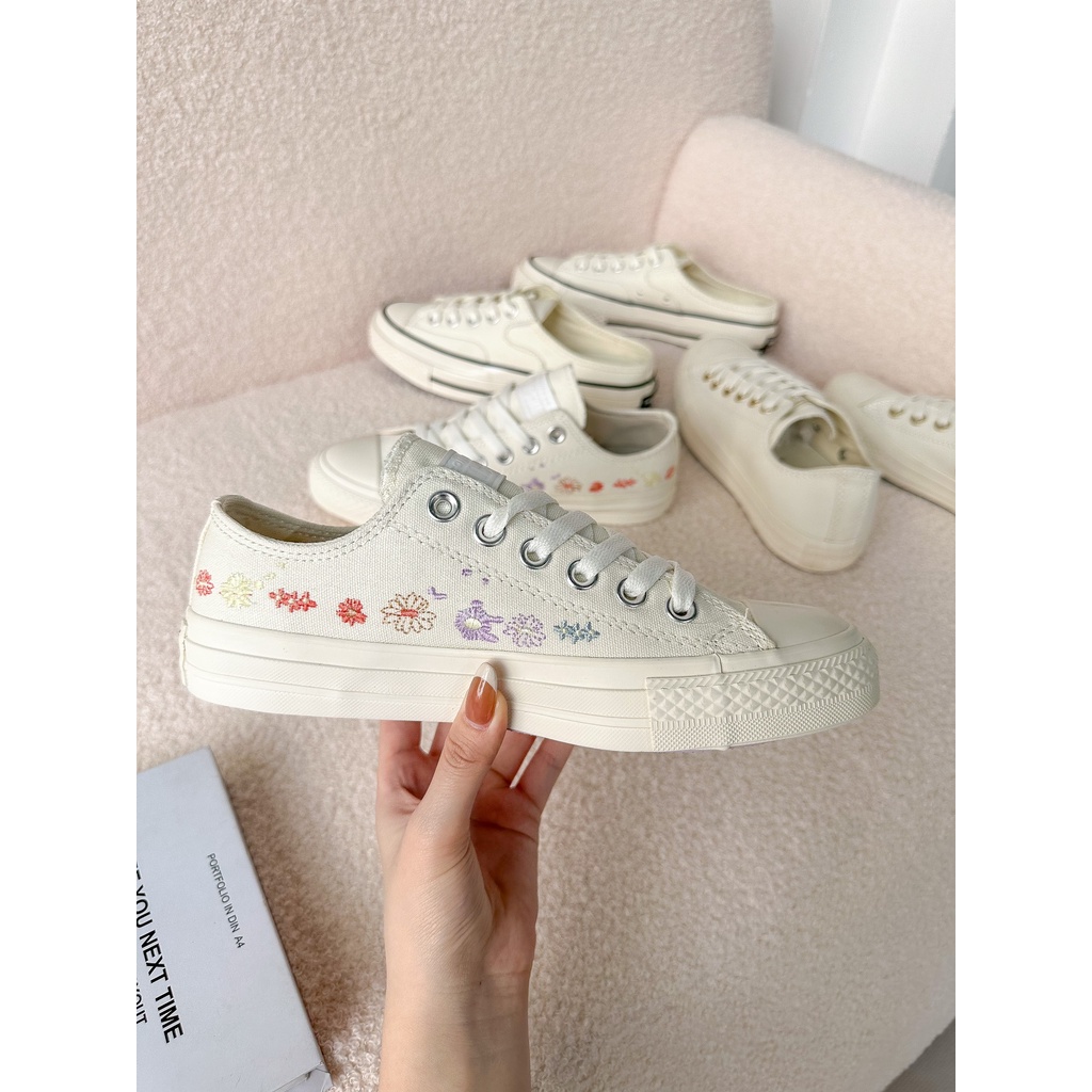 Giày sneaker CONVERSEE CHUCK 70S LOW EGRET