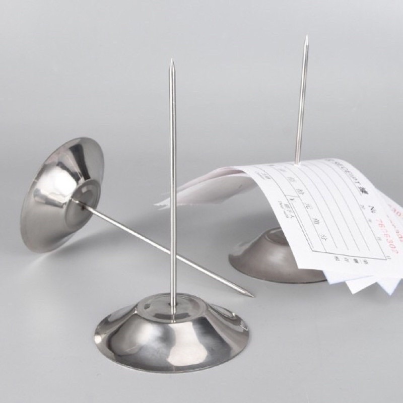 Cây gim bill/ order bằng inox dùng gim đơn hàng quán cà phê, trà sữa...
