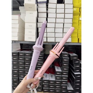 Máy Uốn Tóc Xoăn Tự Động Xoay 360 Độ Đường Kính 28mm Chất Liệu Gốm Sứ Tourmalinr Tặng Kèm 1 Lược 3 Kẹp