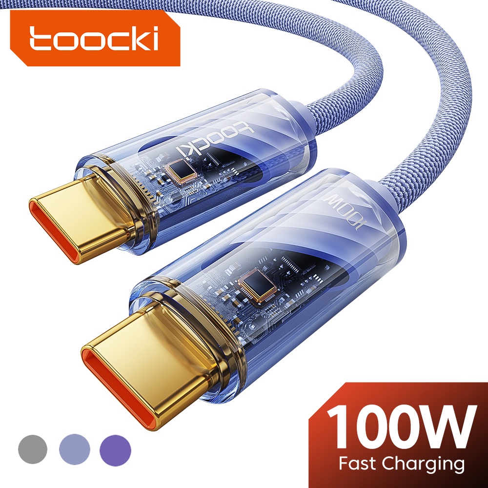 Cáp Sạc Nhanh Toocki USB C Sang USB Type C 4.0 PD 60w / 100W 20W Cho Samsung Xiaomi