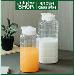 Bình đựng nước nhựa Lock&Lock Chess Water Bottle 1.0L/1.5L Nắp màu trắng xanh HAP812