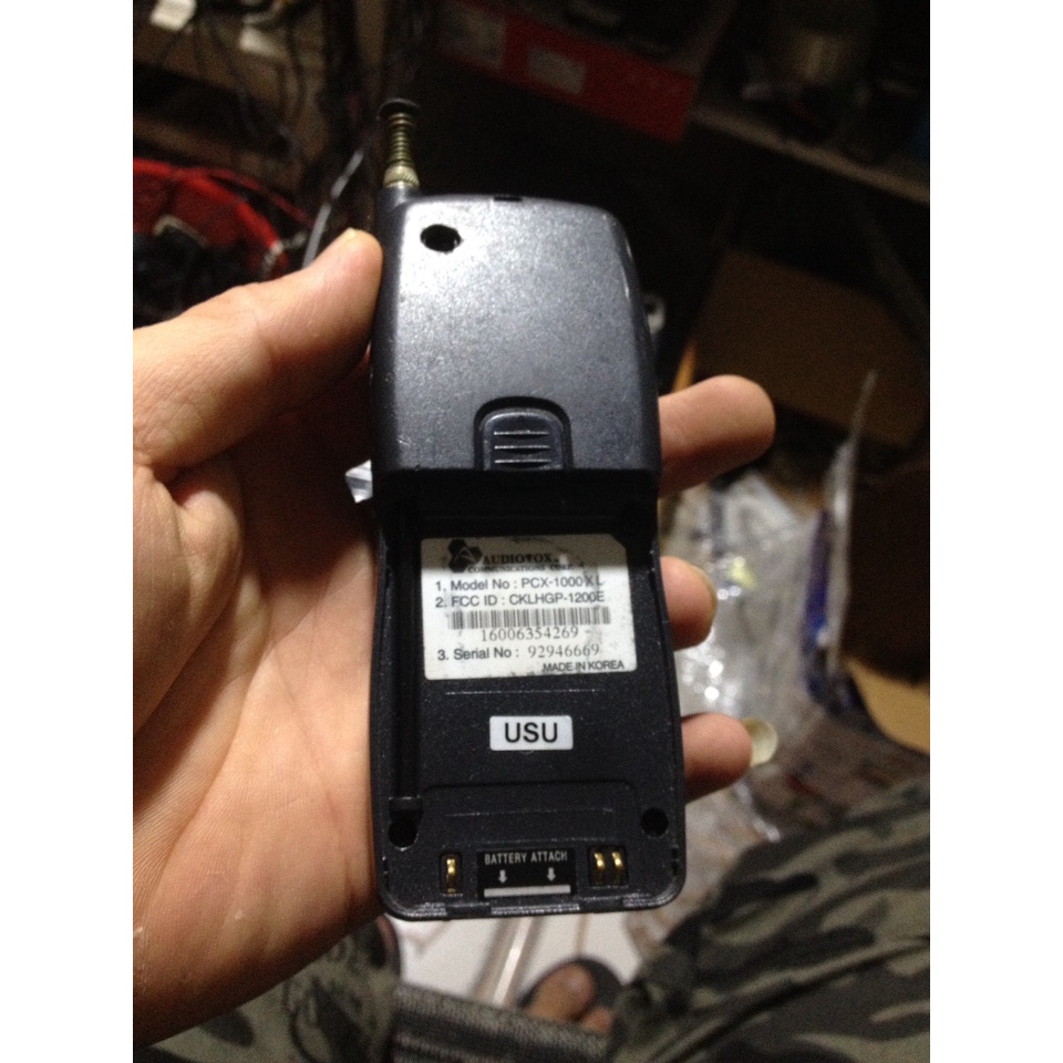 Xác AUDIOVOX . PCX-1000 ngoại hình nét, không bin, không tét, không rõ tình trạng