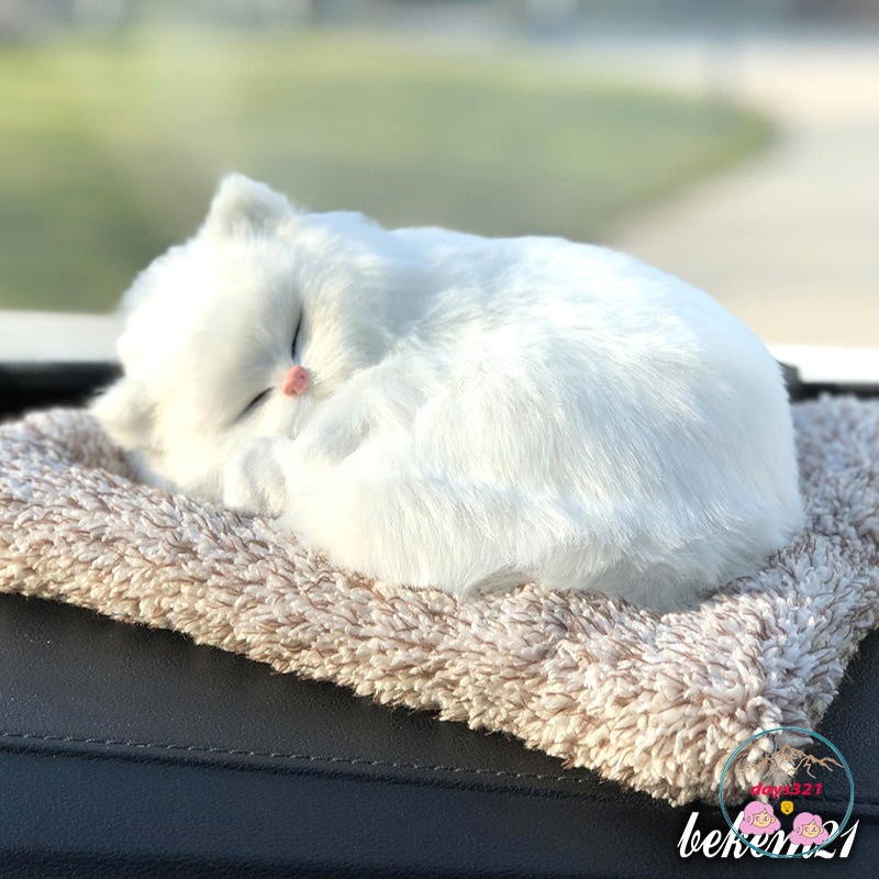 Đồ chơi nhồi bông Hình Chú Chó Ngủ Bằng Than Tre Hoạt Tính Trang Trí Xe Hơi