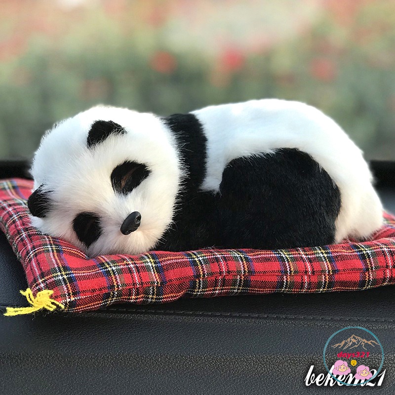 Đồ chơi nhồi bông Hình Chú Chó Ngủ Bằng Than Tre Hoạt Tính Trang Trí Xe Hơi