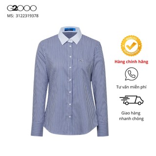 Áo sơ mi nữ tay dài slim fit g2000 kẻ sọc