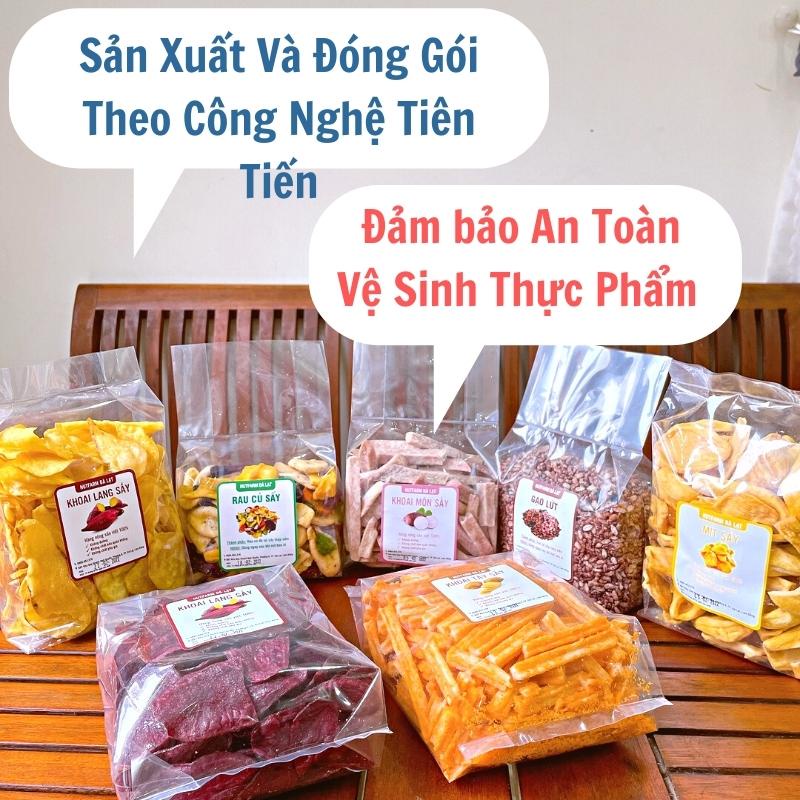 Rau củ sấy, hoa quả sấy khô 250g đặc sản đà lạt