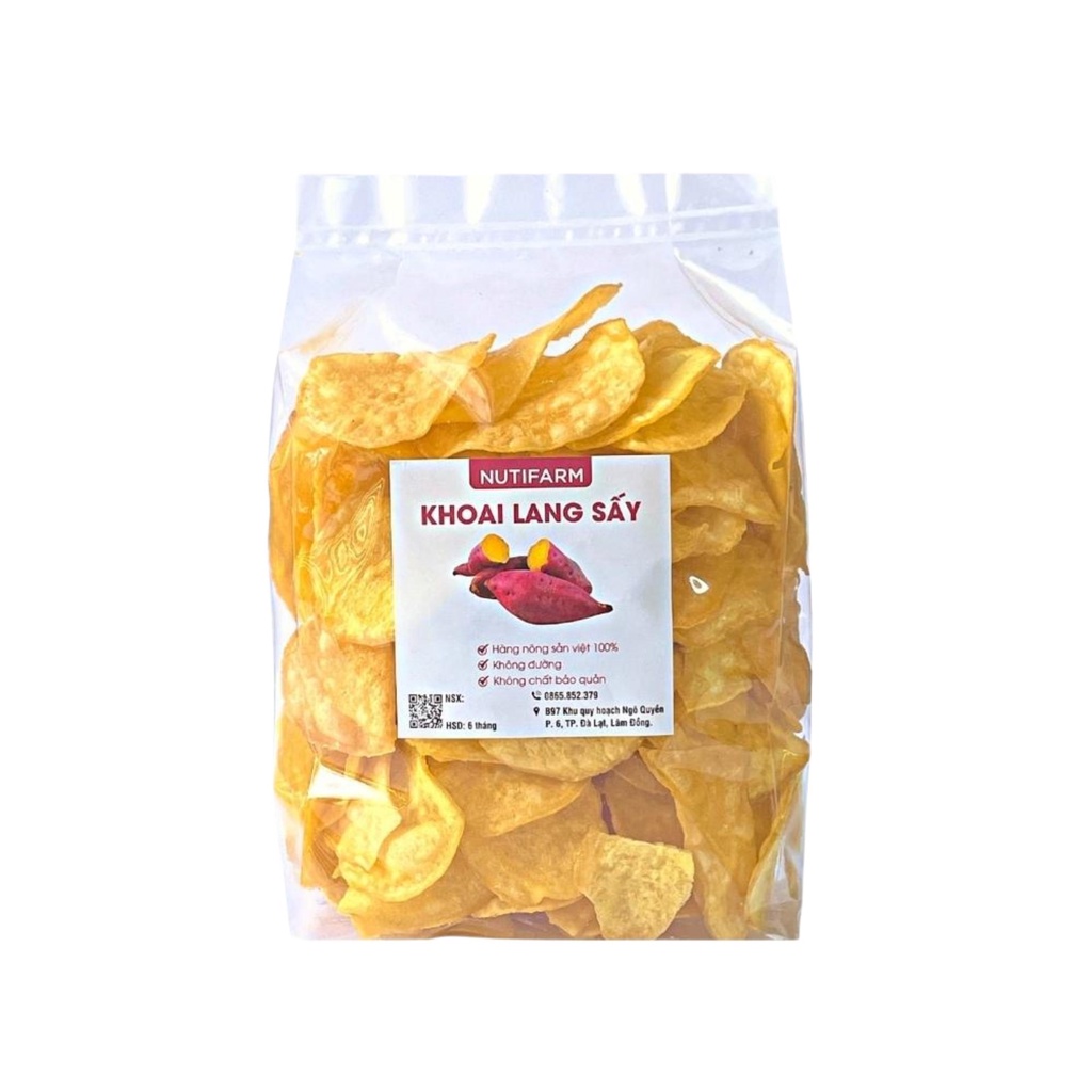 Rau củ sấy, hoa quả sấy khô 250g đặc sản đà lạt