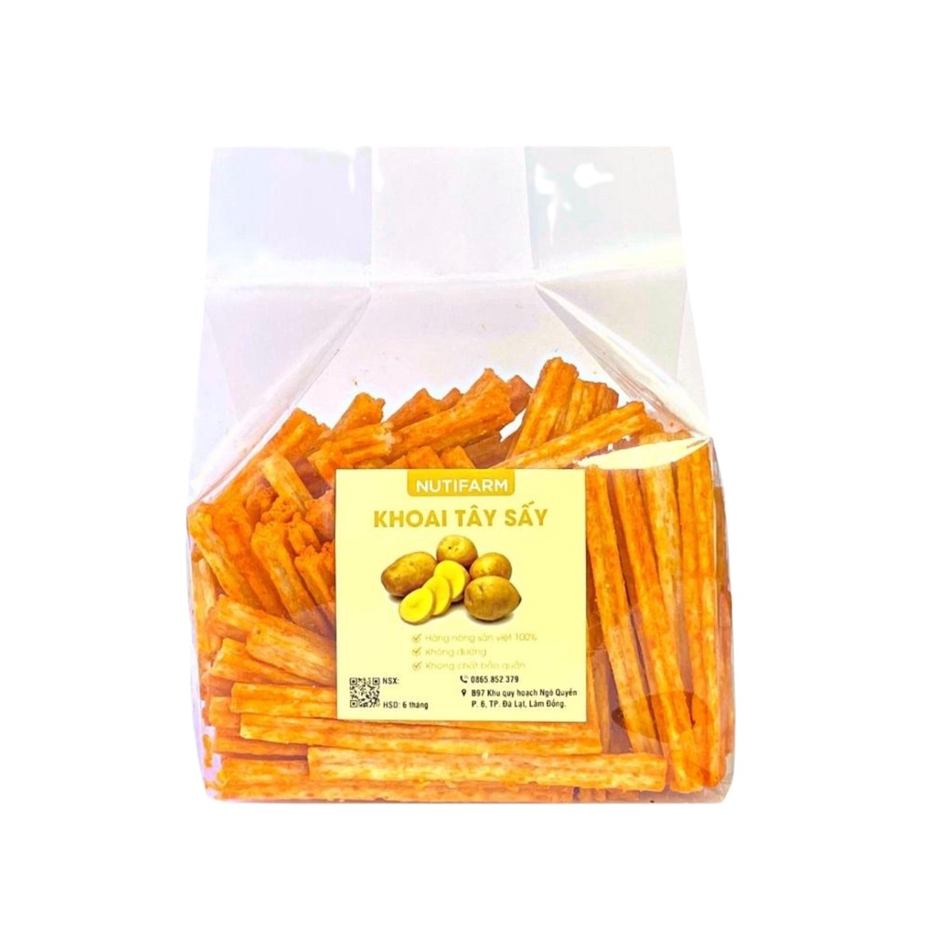 Rau củ sấy, hoa quả sấy khô 250g đặc sản đà lạt