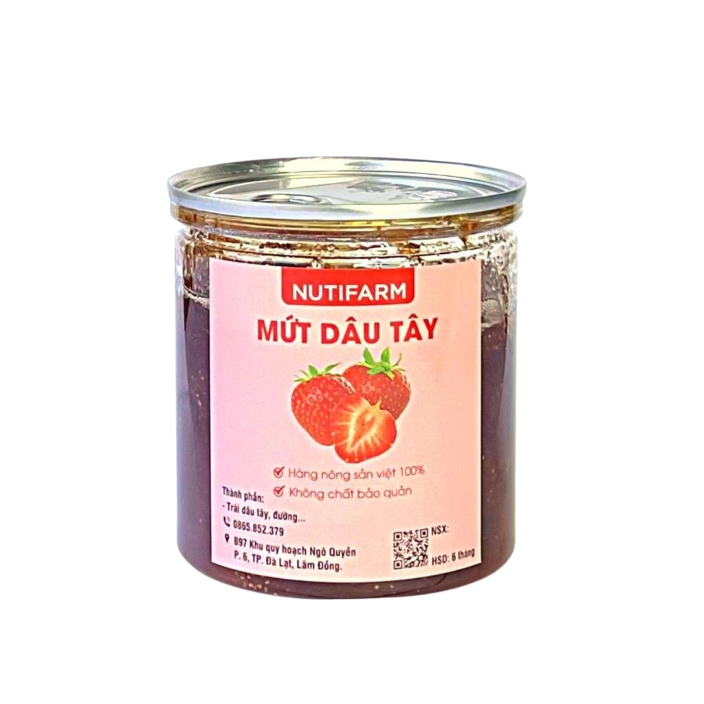 Mứt dâu tây đà lạt 500gr, đặc sản đà lạt