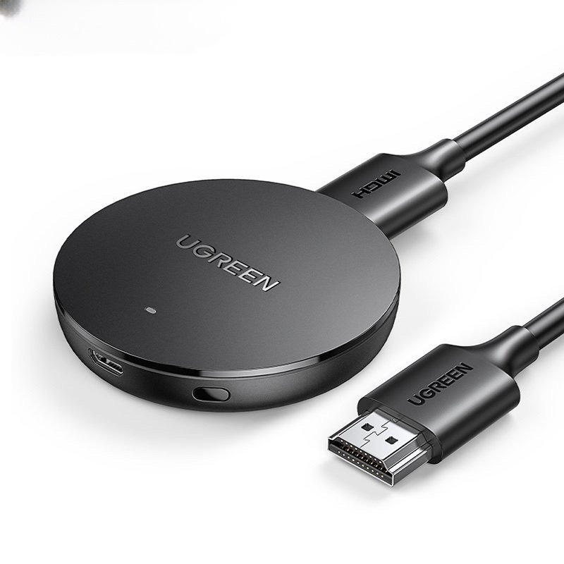 HDMI không dây cho Điện Thoại  Tivi Ugreen 10944 60356 WiFi 2.4G/5G 4K@30Hz chính hãng