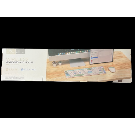 BỘ BÀN PHÍM VÀ CHUỘT KHÔNG DÂY KẾT NỐI WIRELESS 2.4G VÀ BLUETOOH MIKUSO KB-C023