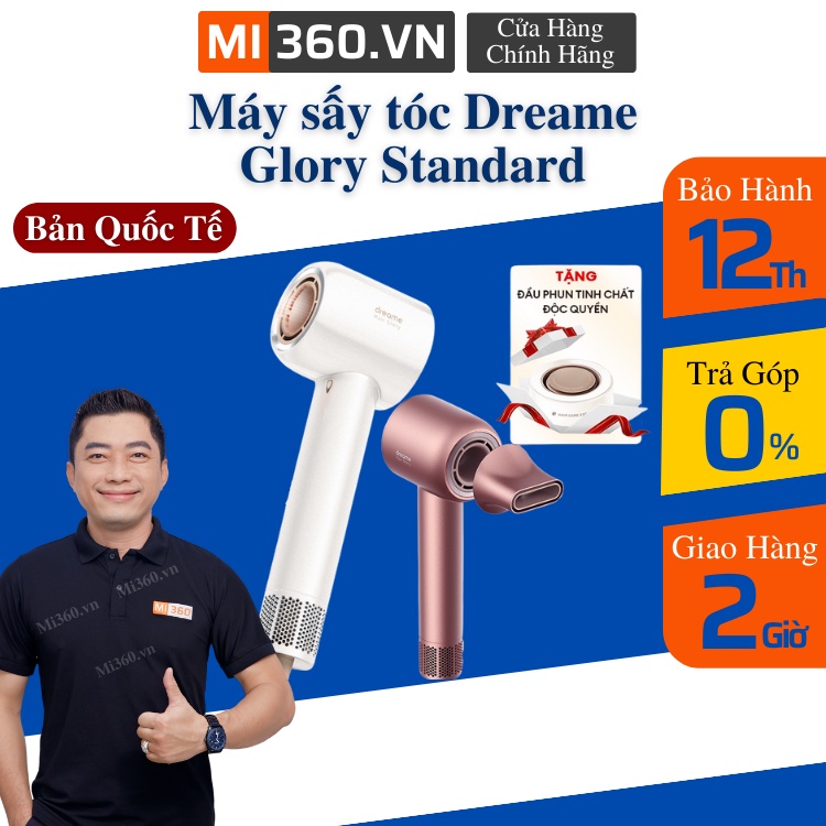 Máy Sấy Tóc Dreame Glory Standard - Hàng Chính hãng - Bảo hành 12 tháng