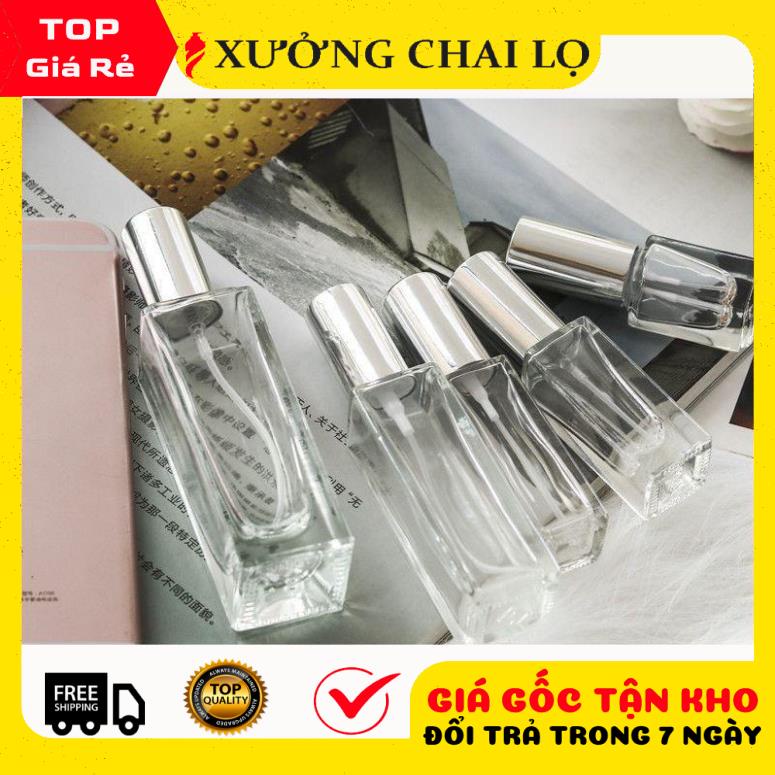 Chai Lọ Chiết Nước Hoa ❤ GIÁ TẬN KHO ❤ Chai Lọ Chiết Nước Hoa 3ml,5ml,10ml,20ml,30ml đựng dầu thơm, phụ kiện du lịch