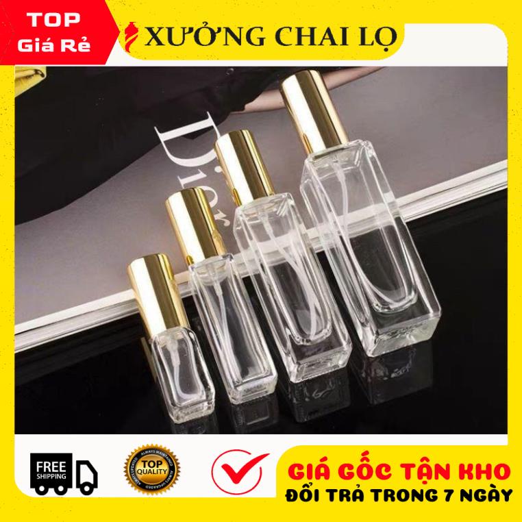 Chai Lọ Chiết Nước Hoa ❤ GIÁ TẬN KHO ❤ Chai Lọ Chiết Nước Hoa 3ml,5ml,10ml,20ml,30ml đựng dầu thơm, phụ kiện du lịch