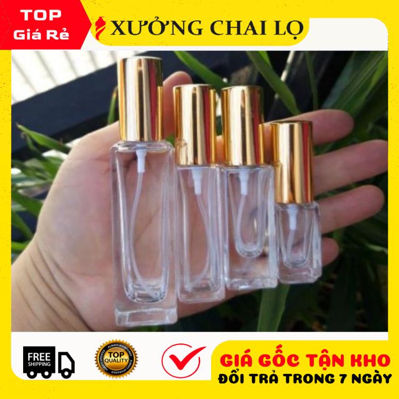 Chai Lọ Chiết Nước Hoa ❤ GIÁ TẬN KHO ❤ Chai Lọ Chiết Nước Hoa 3ml,5ml,10ml,20ml,30ml đựng dầu thơm, phụ kiện du lịch