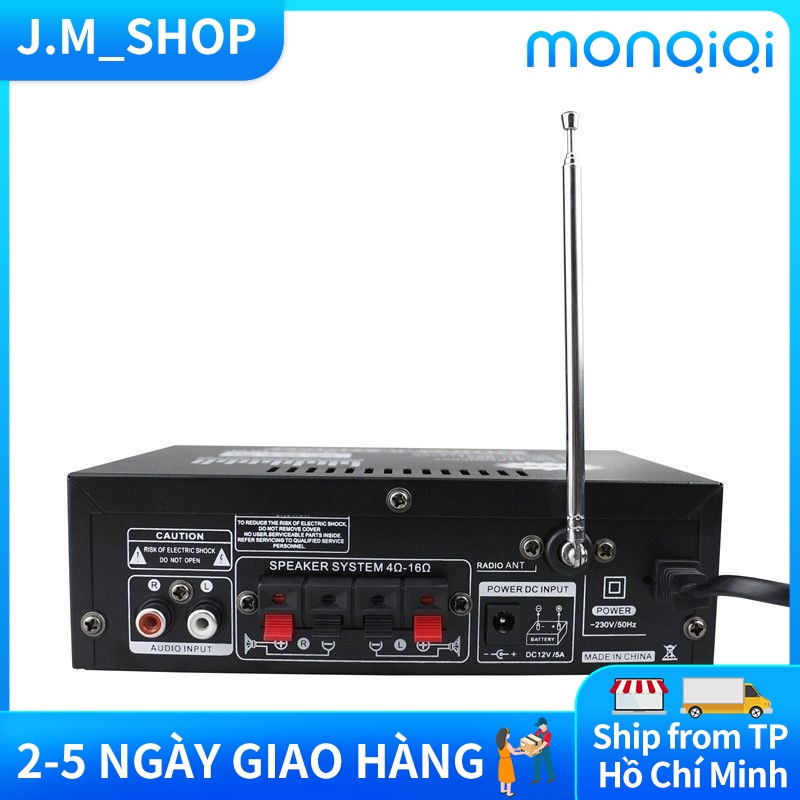 Amply karaoke mini Kaw Kal-800 Hỗ Trợ Bluetooth 5.0 Đa Chức Năng Điều Chỉnh Echo Kết Nối Nhiều Thiết Bị