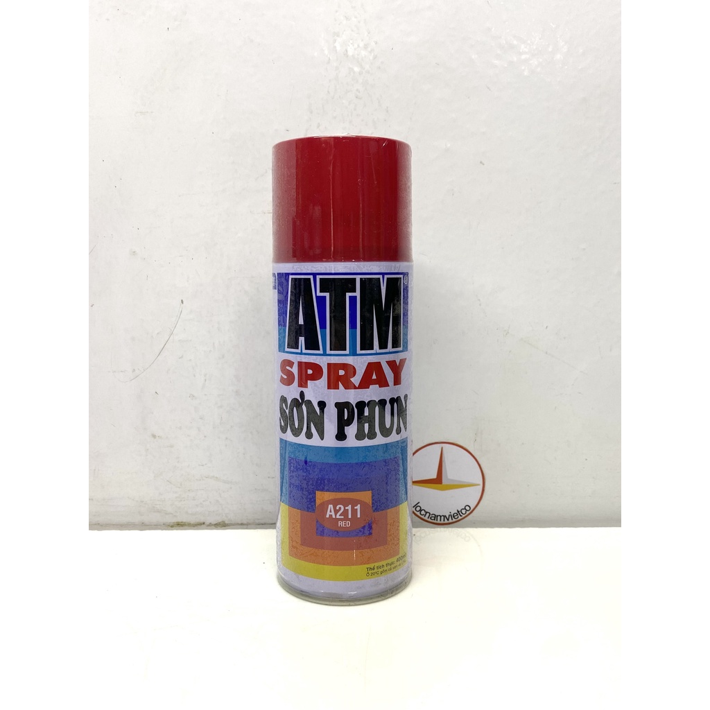 Sơn xịt ATM A211 màu đỏ