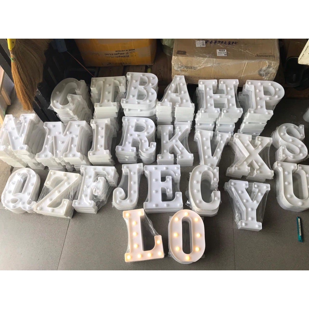 Chữ Led trang trí siêu dễ thương