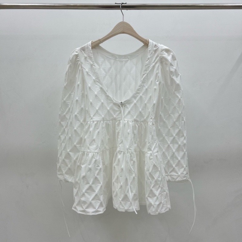 Áo váy babydoll chất xốp hot trend Tiktok có Video 🌷🌷🌷