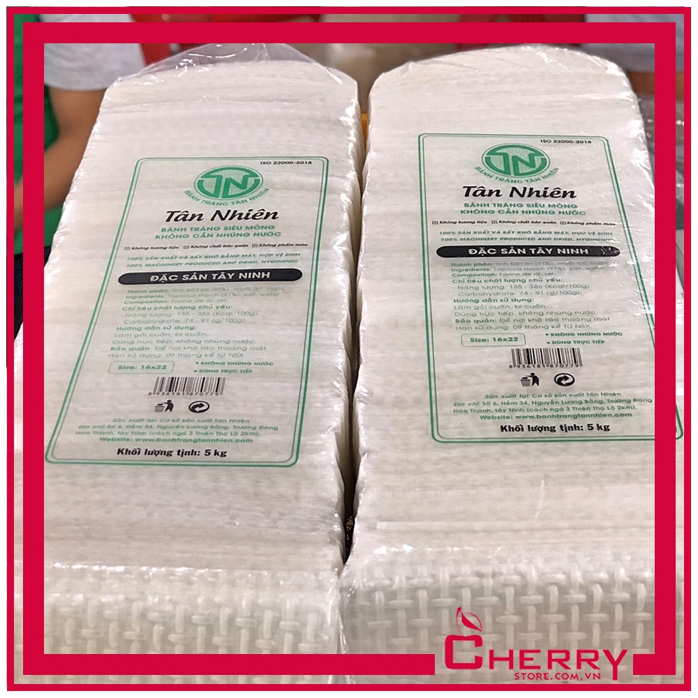 Bánh tráng siêu mỏng Tân Nhiên cây xá 5kg