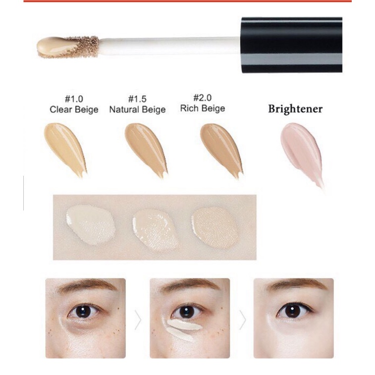Kem Che Khuyết Điểm - Kem Che Khuyết Điểm The Seam Cover Perfection Tip Concealer SPF28 PA++ 6.5