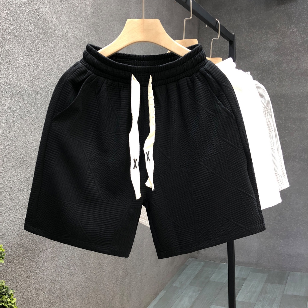 Quần Short Họa Tiết Đơn Giản Thời Trang Mùa Hè Mới Cho Nam