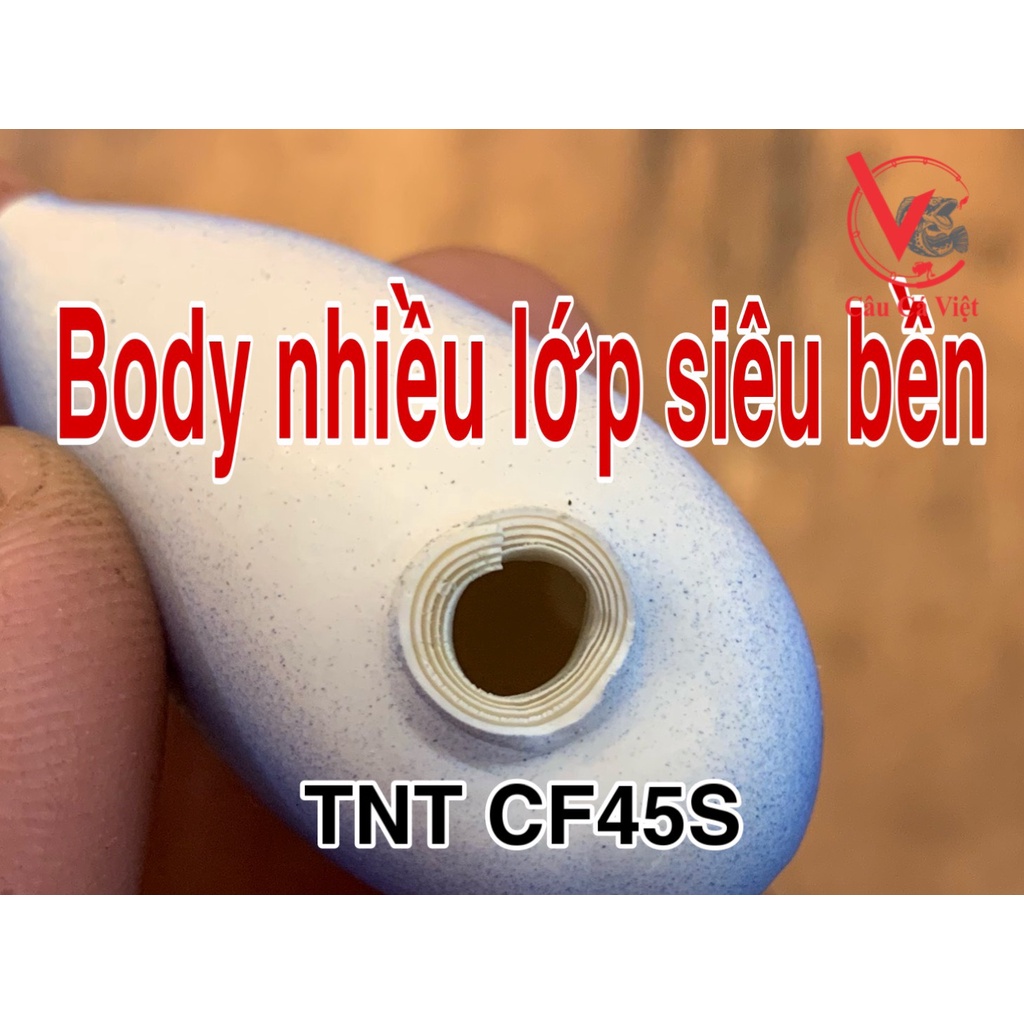 Mồi chuyên câu nheo. Nhái hơi TNT CF45S hàng chính hãng.
