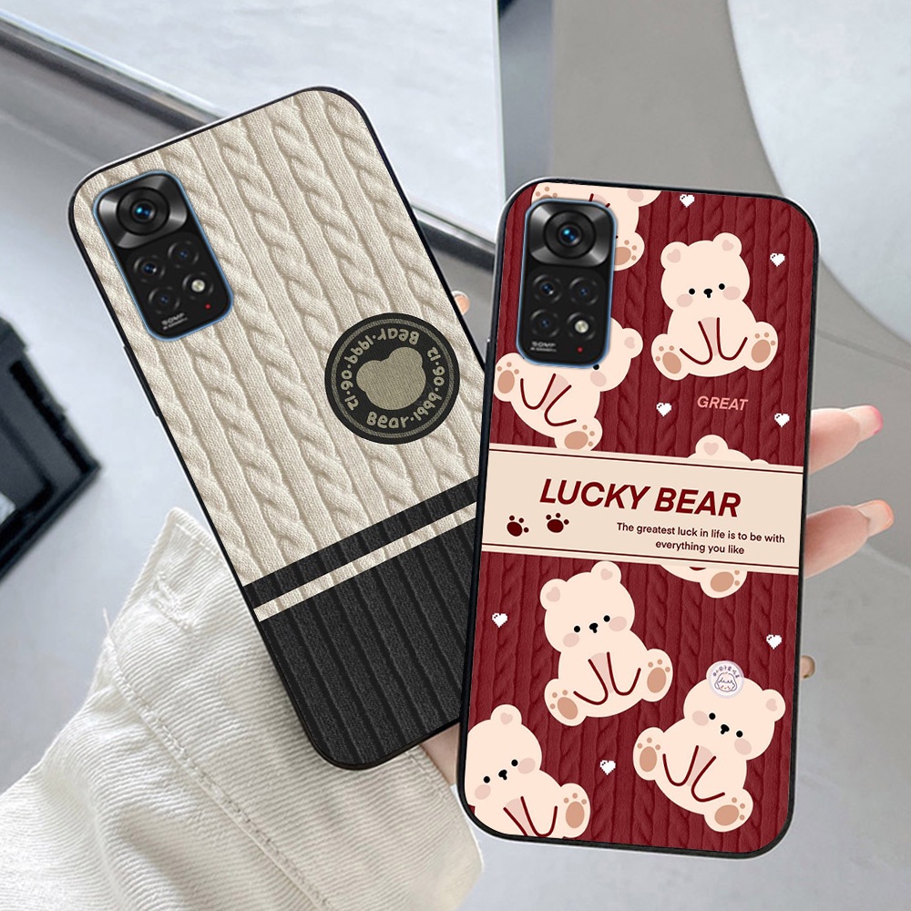 Ốp lưng Xiaomi redmi note 11 4g / redmi note 11s 4g / redmi note 11 pro 5g  in hình gấu bear ấm áp