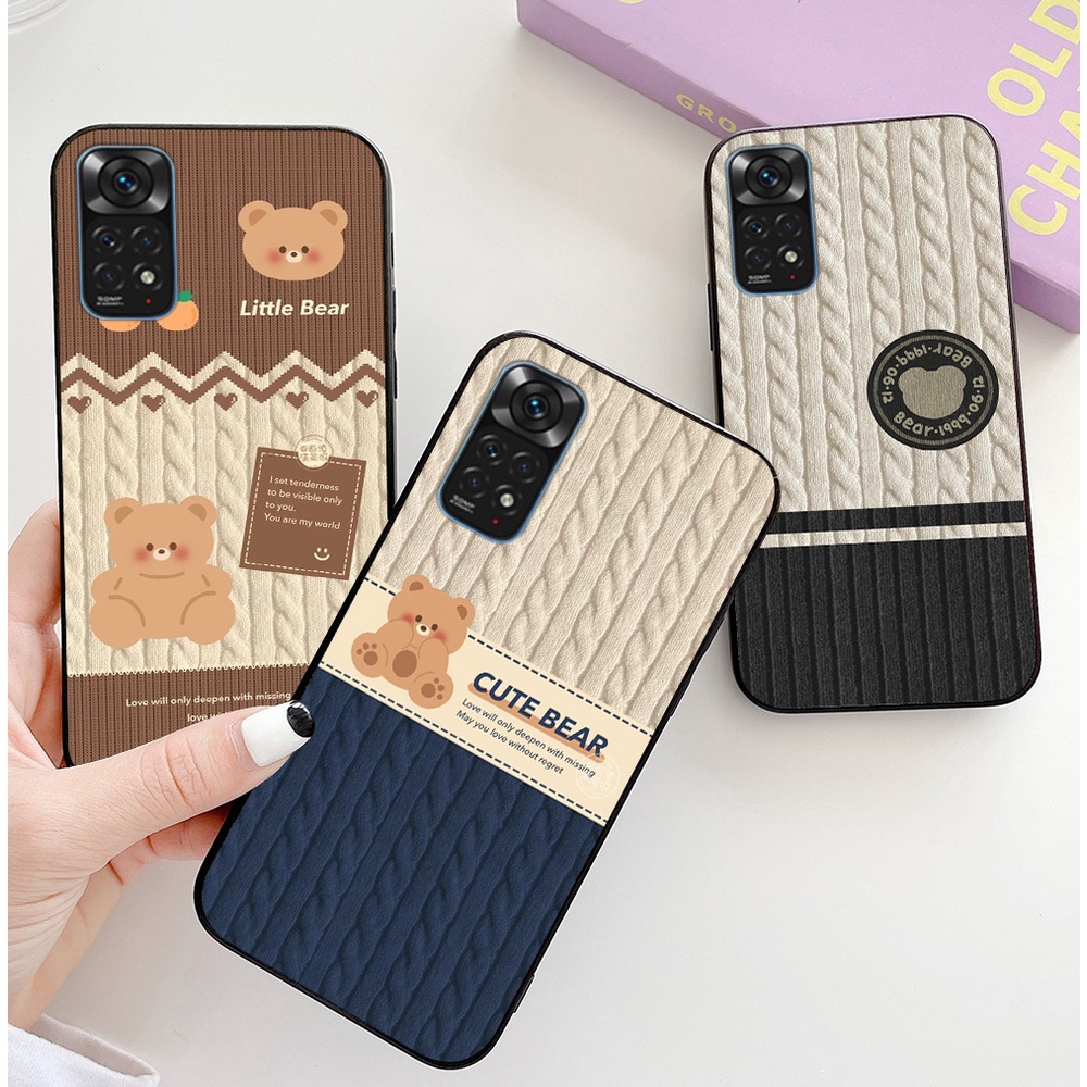Ốp lưng Xiaomi redmi note 11 4g / redmi note 11s 4g / redmi note 11 pro 5g  in hình gấu bear ấm áp