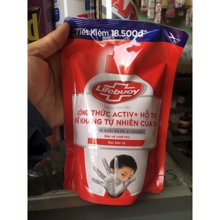 Nước rửa tay Lifeboy ion bạc túi  400g