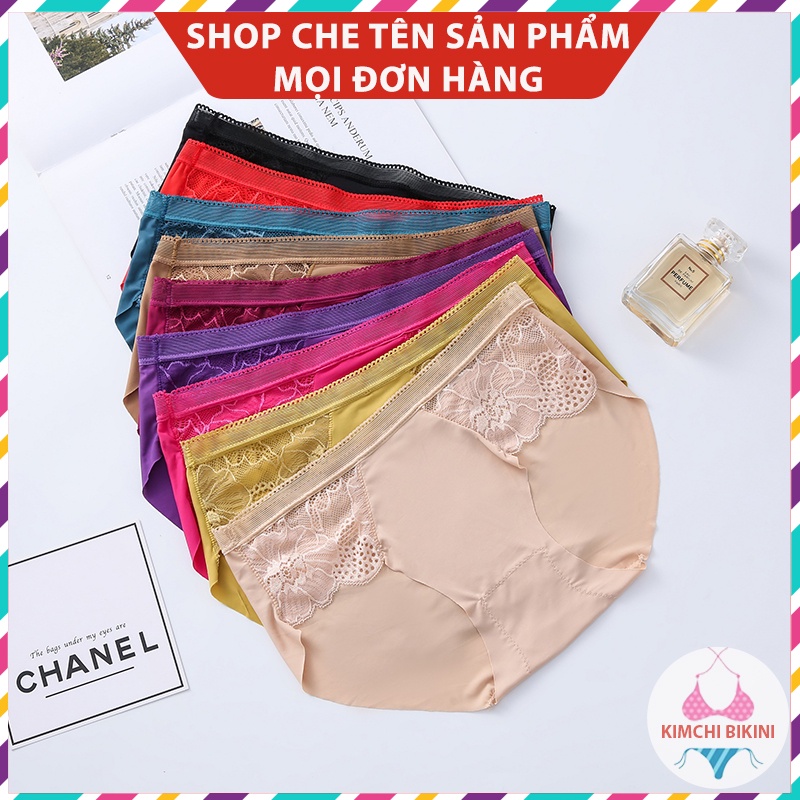 Quần chip su pha ren hoa sexy cao cấp mềm mại KIMCHIBIKINI đồ nót nữ  mặc bên trong thiết kế nóng bỏng gợi cảm QL154