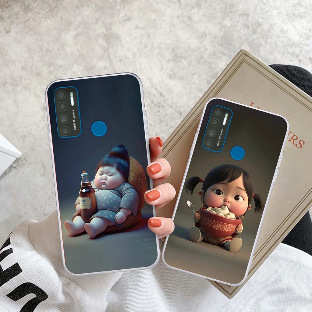 Ốp lưng Vsmart Star 5 / Joy 4 / Live 4 hình cô bé béo, mập xinh, cute đáng yêu