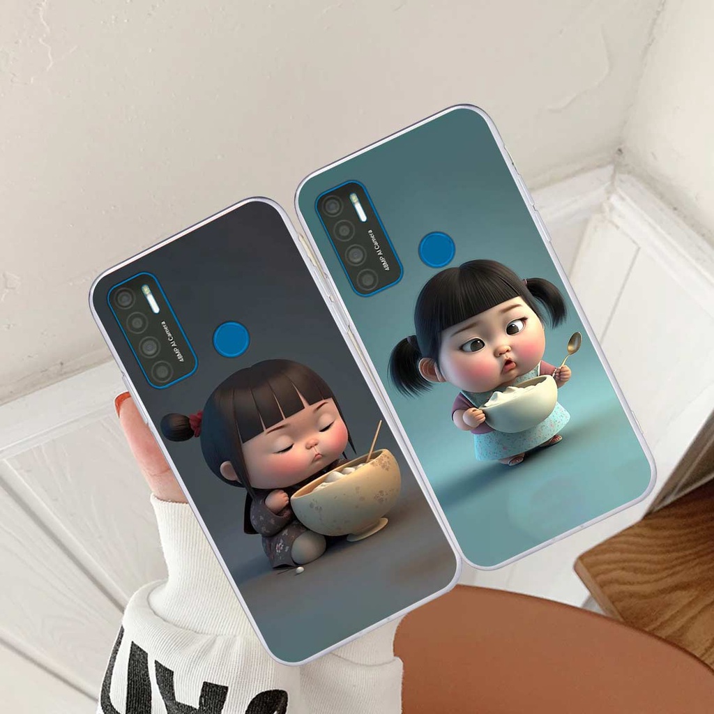 Ốp lưng Vsmart Star 5 / Joy 4 / Live 4 hình cô bé béo, mập xinh, cute đáng yêu