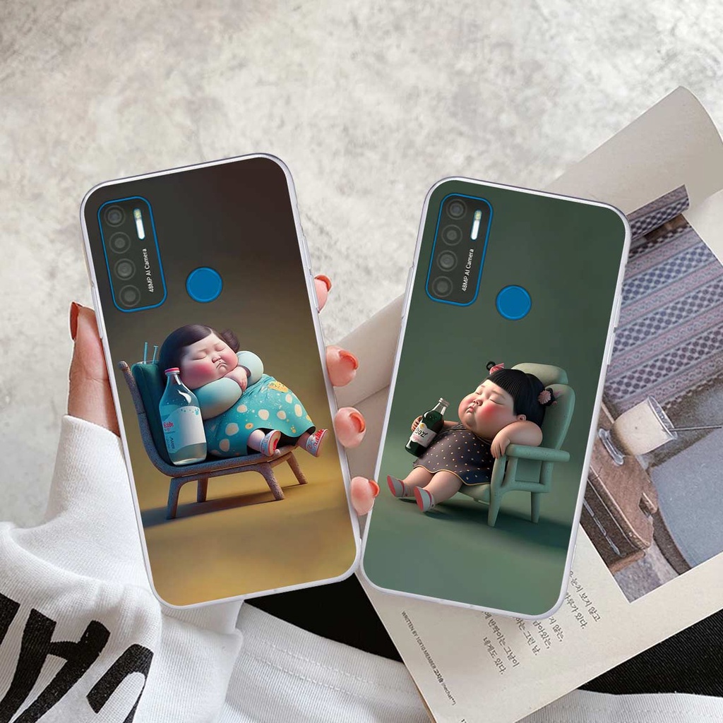 Ốp lưng Vsmart Star 5 / Joy 4 / Live 4 hình cô bé béo, mập xinh, cute đáng yêu