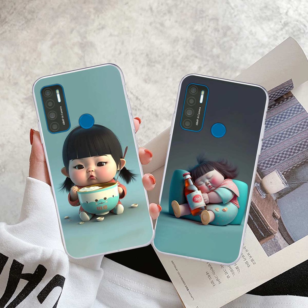 Ốp lưng Vsmart Star 5 / Joy 4 / Live 4 hình cô bé béo, mập xinh, cute đáng yêu