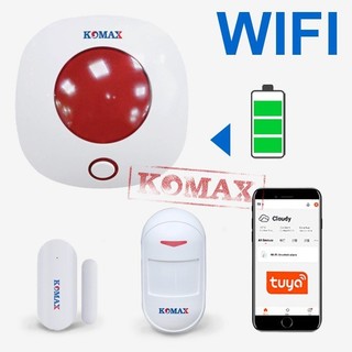Bộ báo động chống trộm không dây wifi tuya t70w bảo vệ cho nhà. chống trộm tuya smart life cho bạn