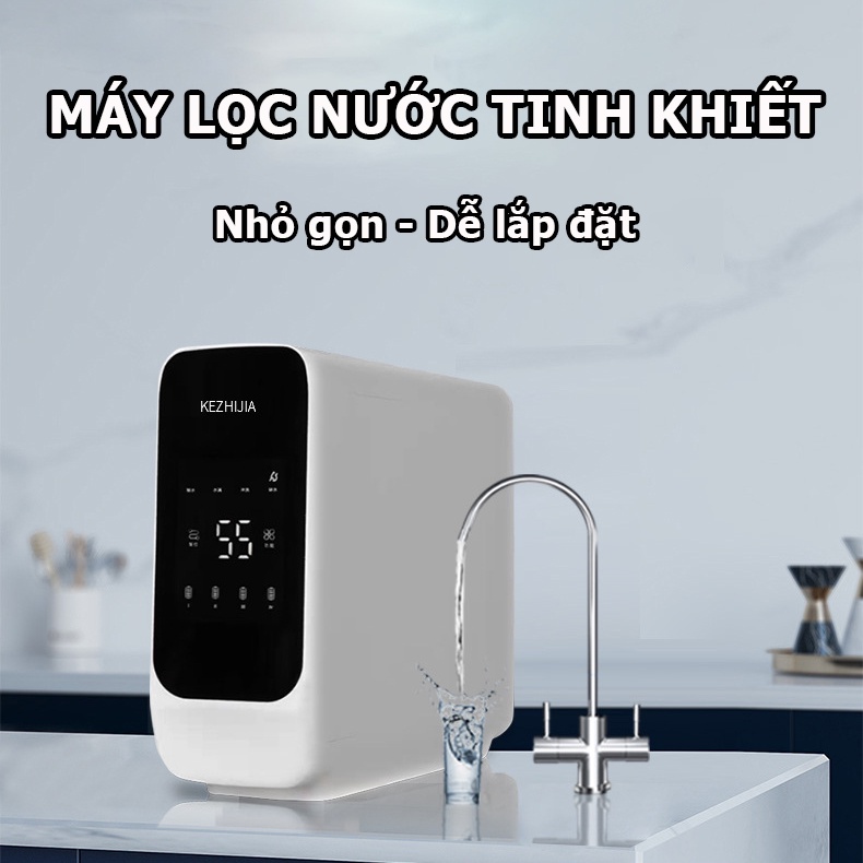 Máy Lọc Nước RO Uống Trực Tiếp Nhập Khẩu Cao Cấp 3 Lõi Lọc Loại Bỏ Hoàn Toàn Tạp Chất Trong Nước Dễ Dàng Lắp Đặt