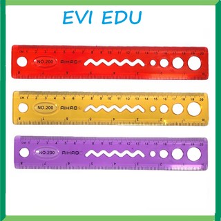 Set 10 thước dẻo 20cm / Thước kẻ dẻo nhiều màu sắc thời trang