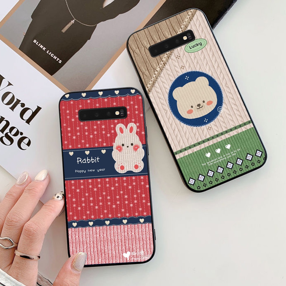 Ốp lưng Samsung s10 / ss s10 5g / ss s10 plus / ss s10+ in hình gấu bear ấm áp