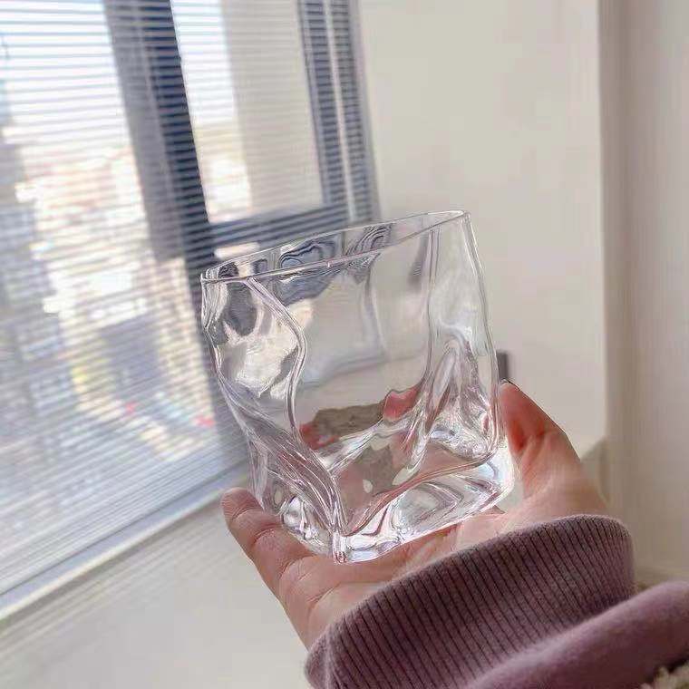 Ly thủy tinh pha lê /ly rượu whisky/Instagram Hot style230ml