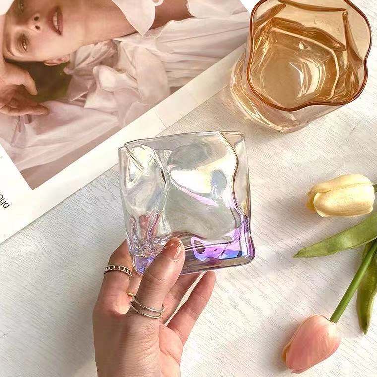 Ly thủy tinh pha lê /ly rượu whisky/Instagram Hot style230ml