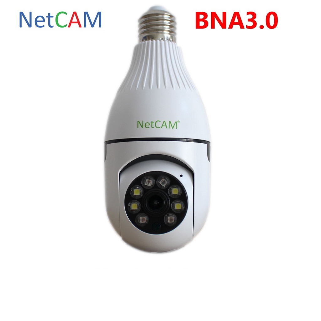 Camera IP WiFi Giám Sát An Ninh NetCAM BNA3.0, Quay quét 360 độ, Độ phân giải 3.0MP