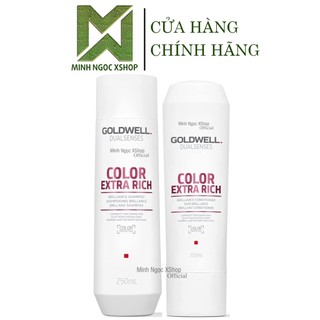 Dầu gội xả giữ màu nhuộm Goldwell Dualsenses Color Extra Rich 250ML + 200ML