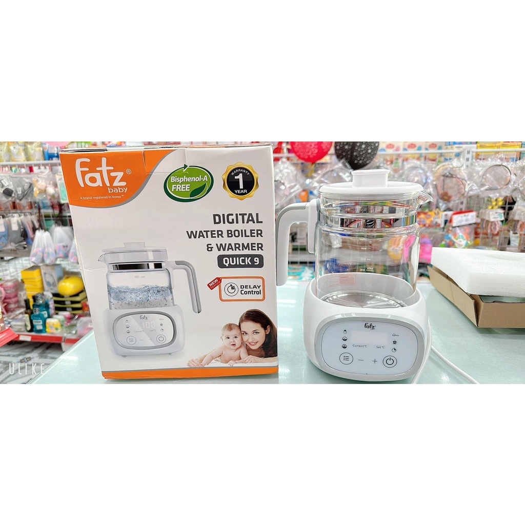 Máy đun nước và hâm nước pha sữa điện tử QUICK 9 Fatzbaby FB3526TN